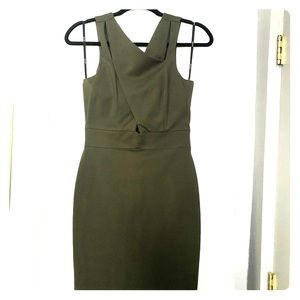 Olive Green Party Dress